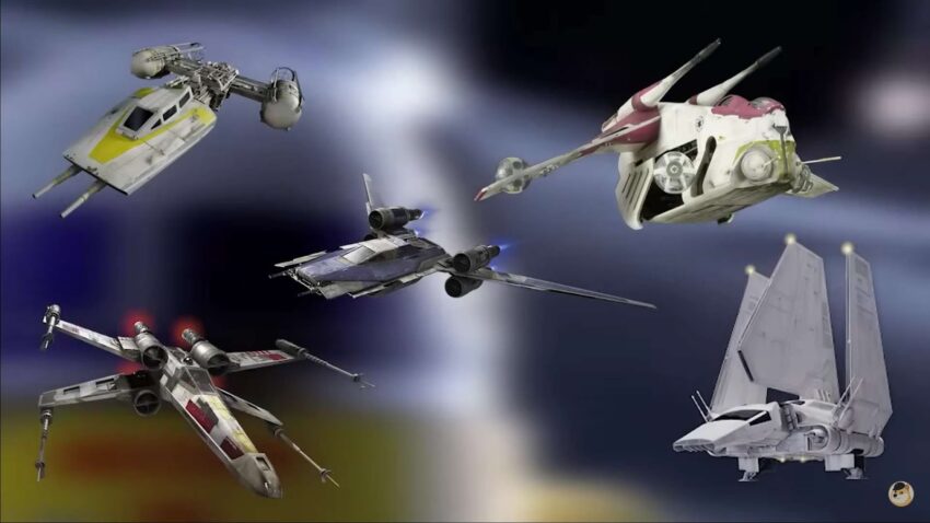 Different types of star wars ships
