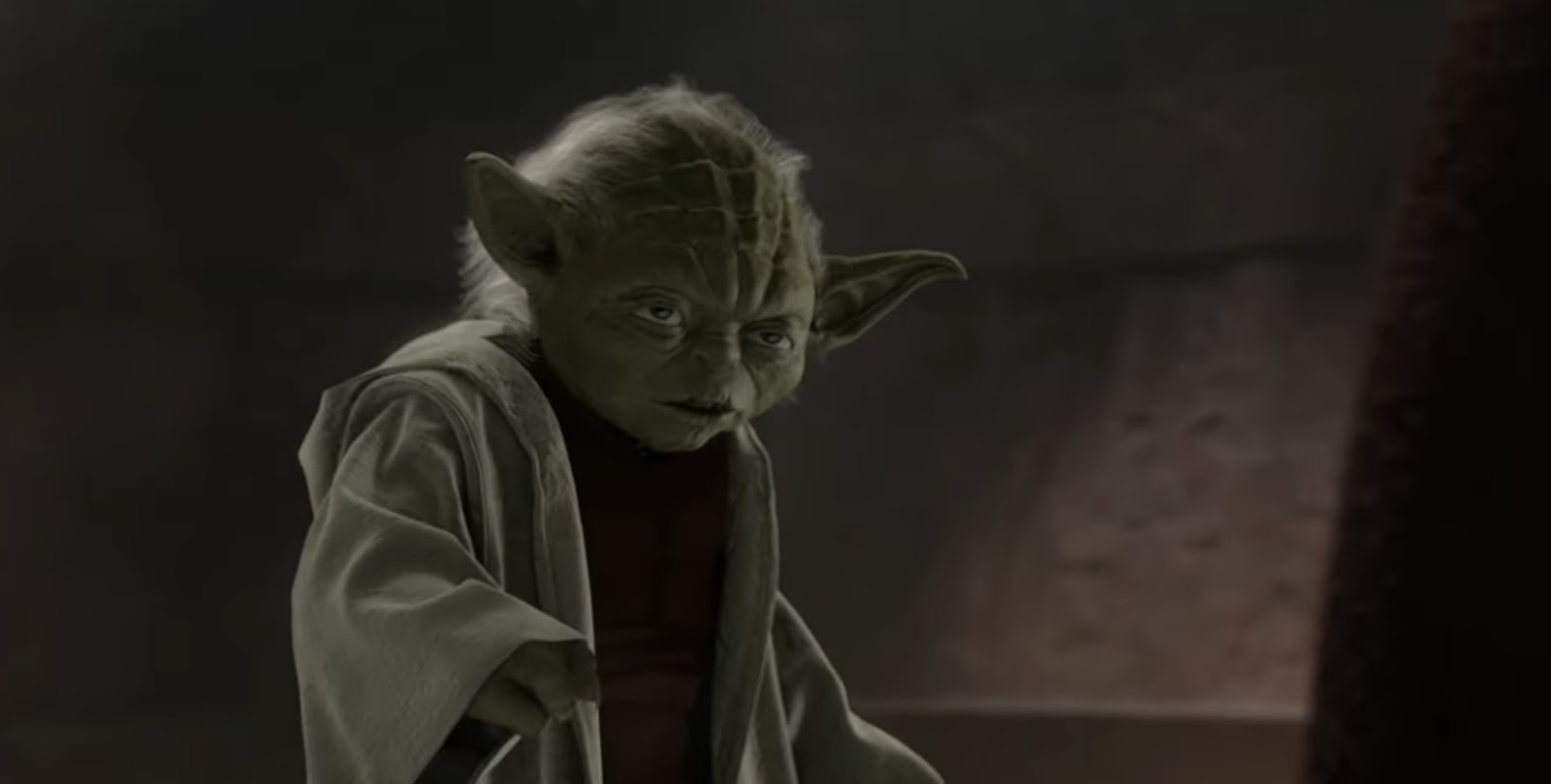 Yoda in a robe