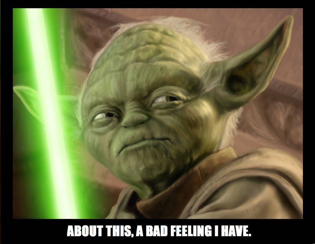 Star Wars meme with Master Yoda